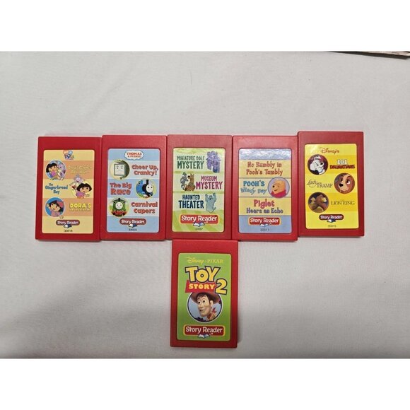 Story Reader System Lot With 15 Books, 6 Cartridges- Lion King Doesn't Work-Read - Picture 2 of 13